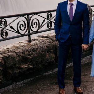 Hugo Boss men’s royal blue suit